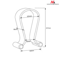 Maclean Headphone Stands and Holders – Maclean Headphone Stand, Wood, Walnut, MC-815W – image 5