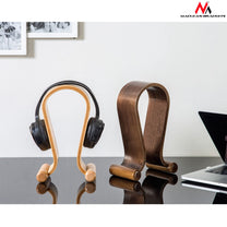 Maclean Headphone Stands and – Maclean Headphone Stand, Wood, Light Oak, MC-815O – image 6