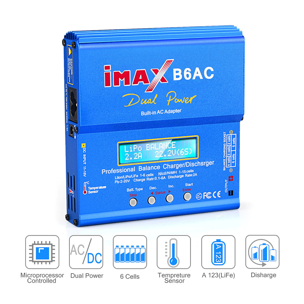 EUROKOMP Chargers for rechargeable batteries – iMAX B6 80W E6168 Balancing Charger – image 7
