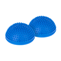 Rebel Rehabilitation sensory hemispheres with protrusions, set of 2, blue, REBEL ACTIVE