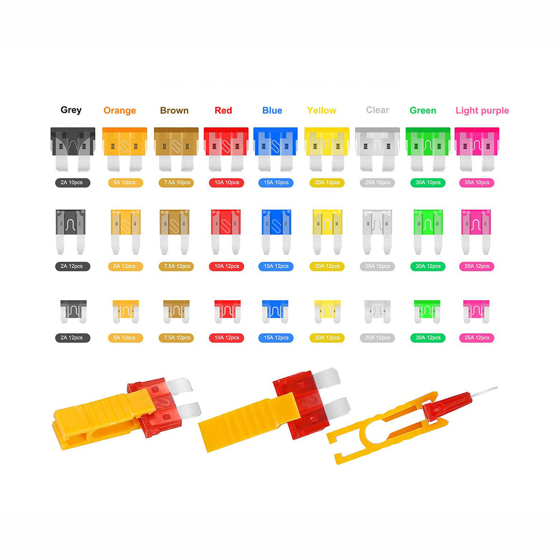 EUROKOMP The remaining – Car Fuse Set + Tester 306el.E6352 – image 2