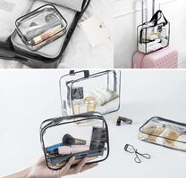 SOULIMA Cosmetics, trunks, containers, and – Soulima 21448 3-in-1 Clear Cosmetic Bag – image 6