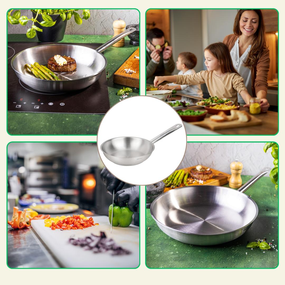 KINGHoff Frying – Frying pan, 21ct stainless steel, 20 cm, Kinghoff, KH-2018 – image 31