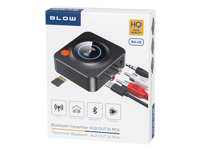 Blow Transmitters – 74-199# Bluetooth Transmitter with Aux Out Adapter BA-02 – image 4