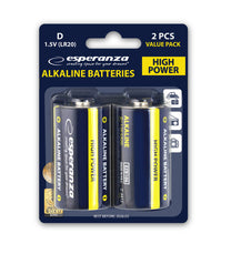 Esperanza Alkaline, coin-cell – EZB106 Esperanza LR20 Alkaline Batteries, 2-Pack, Blister Pack – image 7