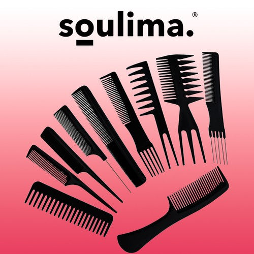 SOULIMA Combs, brushes, and sprayers – Hairdressing combs - set of 10 – image 13