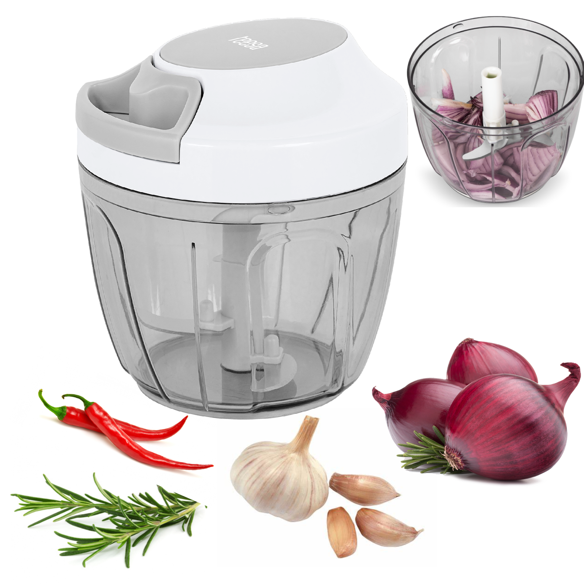 Teesa Graters, choppers, juicers, and shredders – 650 ml Manual Grinder – image 8