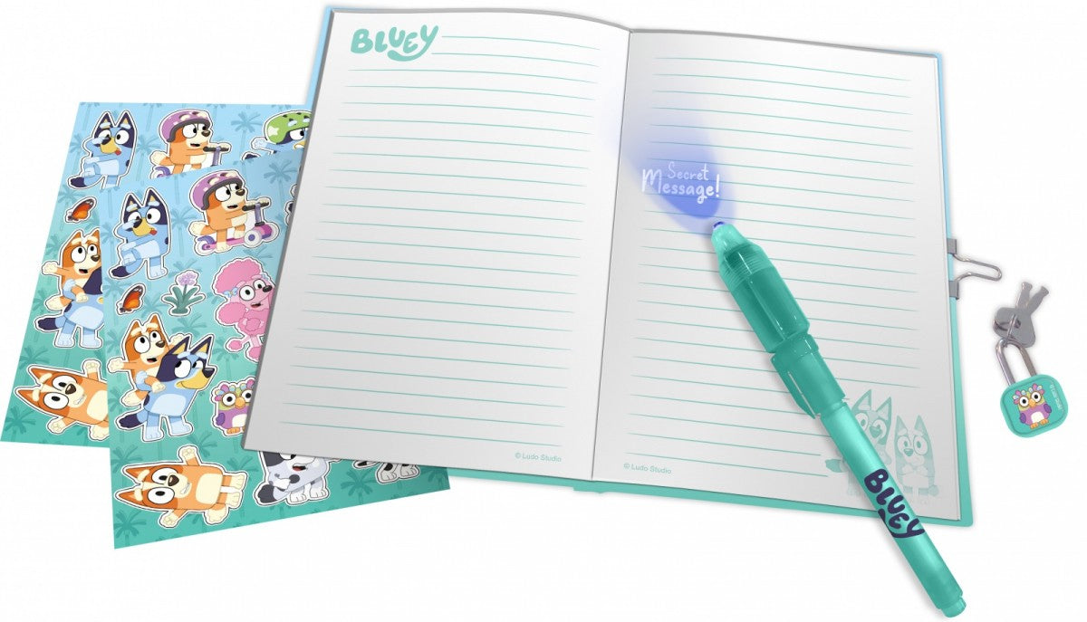 KIDS EUROSWAN Diaries and Notebooks – A Diary with a Magic Bluey Pen – image 2