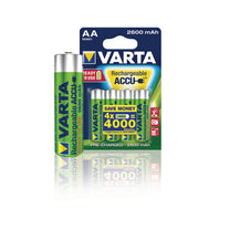 Varta 4x R-06 R06 AA 1.2V 2600mAh Ready2use Varta Rechargeable Battery – image 2