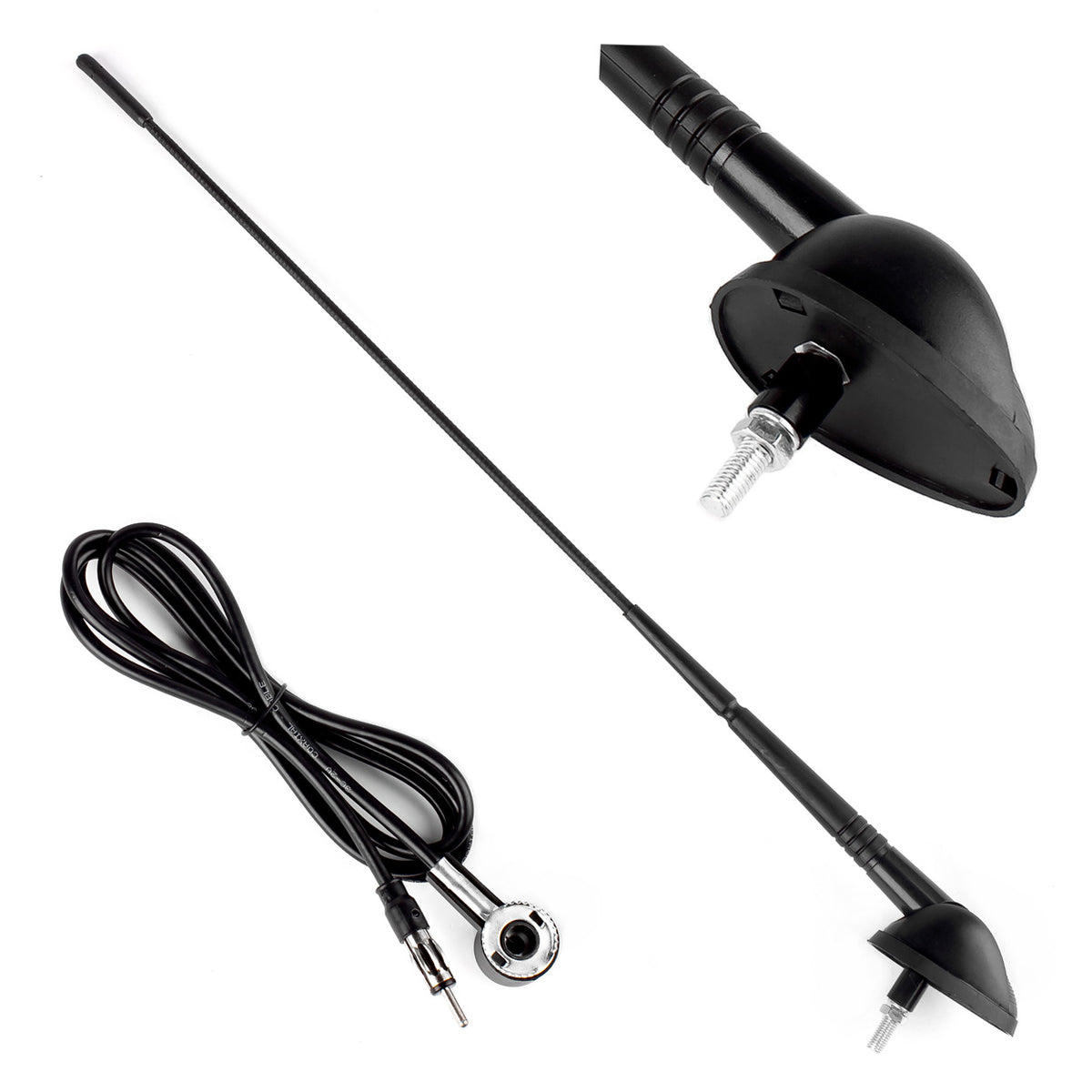 AMiO Radio-controlled, electric, telescopic, and – 40 cm Car Antenna ant03 amio-01050