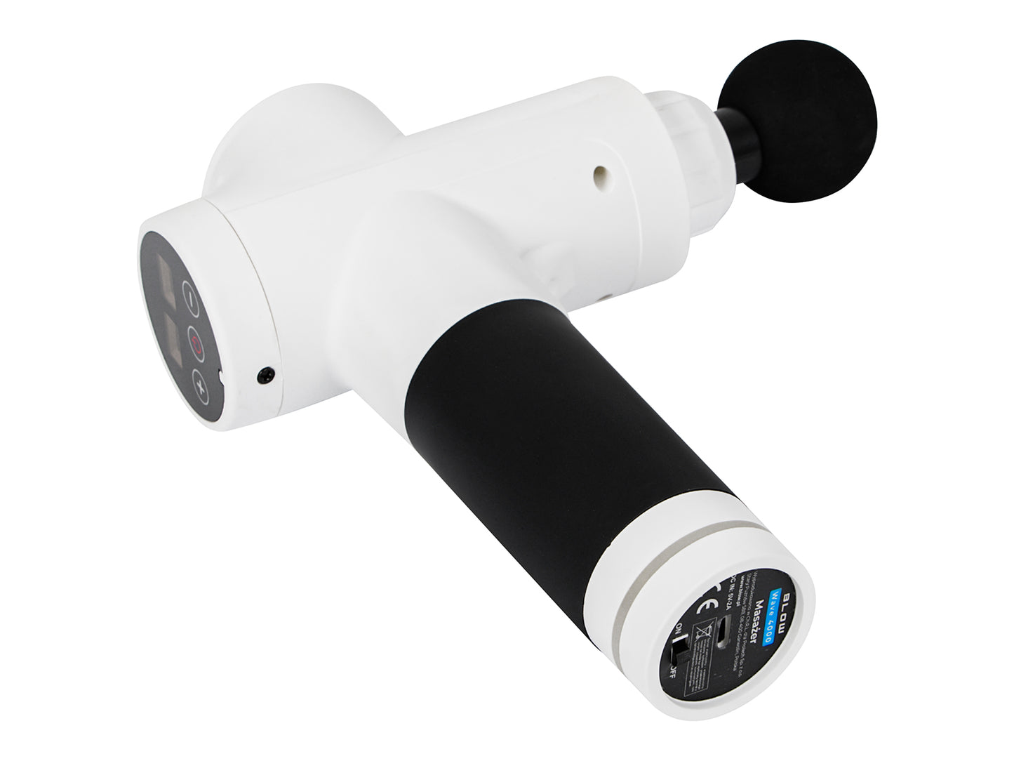 Blow 44-357# Blow Wave 4000 Massage Gun, White + 10 Attachments + Carrying Case – image 3