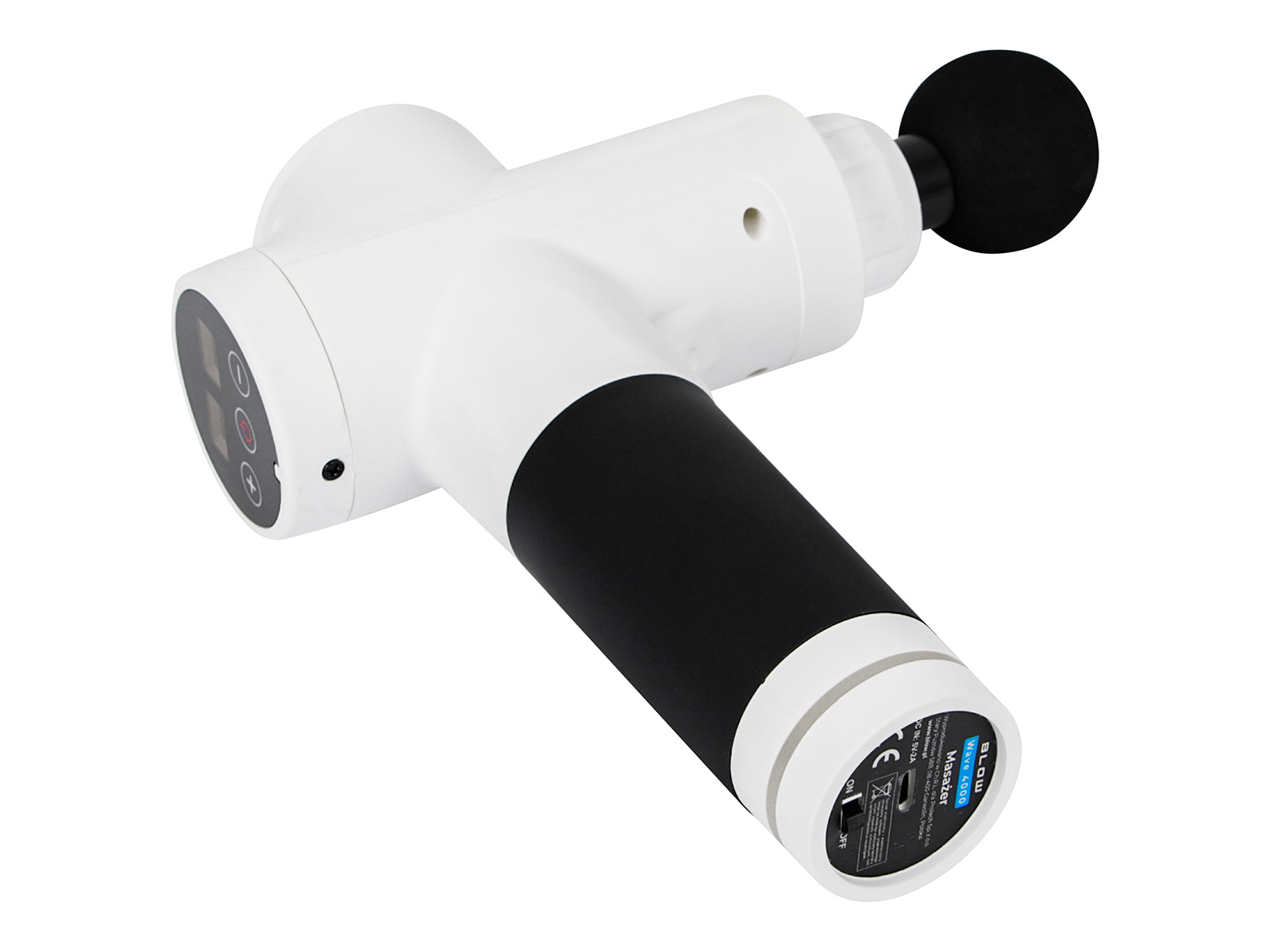 Blow 44-357# Blow Wave 4000 Massage Gun, White + 10 Attachments + Carrying Case – image 3