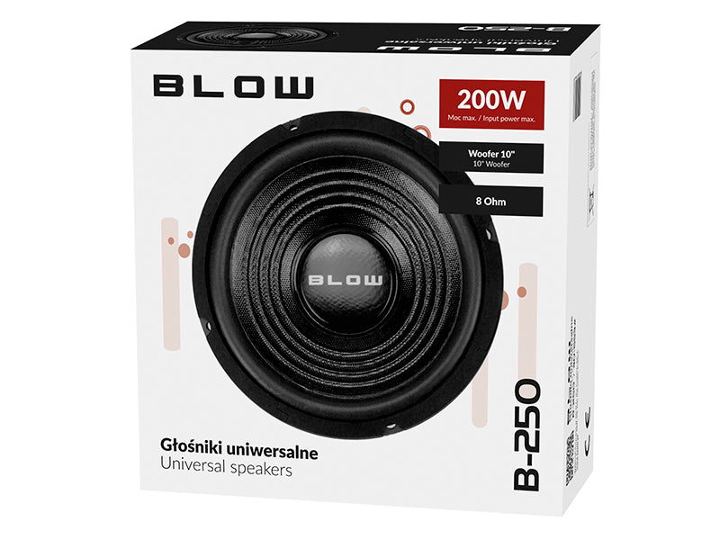Blow Car Speakers – 30-553# Blow B-250 Speaker 8 ohms – image 3
