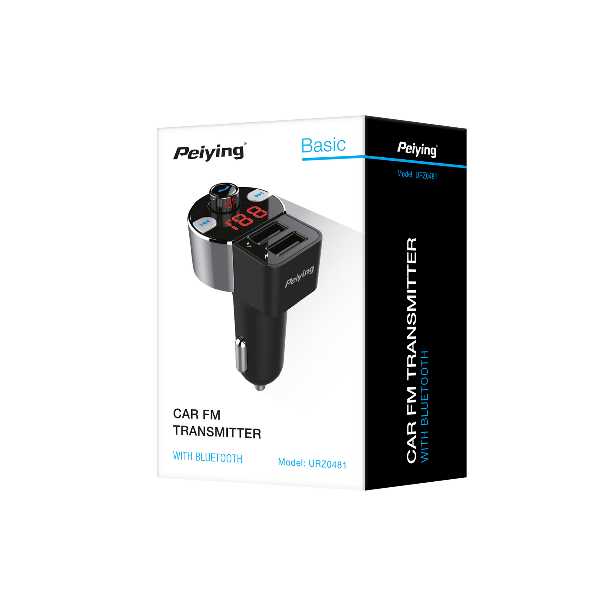 Peiying Transmitters – Car transmitter with Bluetooth functionality (2 USB ports) – image 3