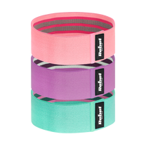 Rebel Fabric Resistance Band Set - Mini Band M, 27-55 kg, 3 fabric resistance bands, REBEL ACTIVE