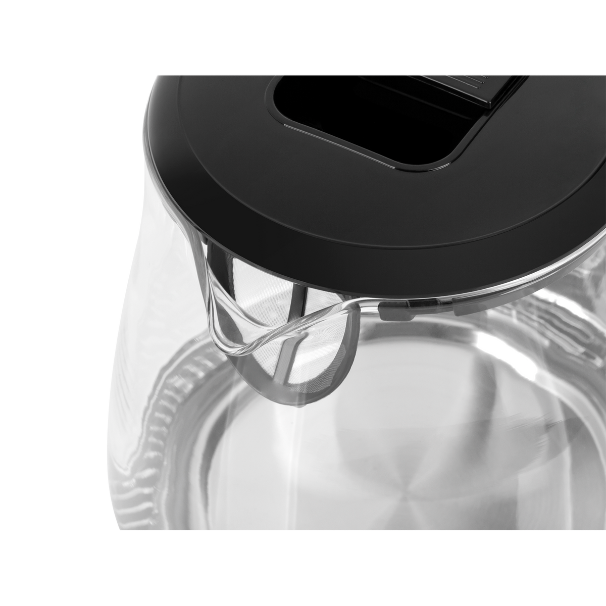 Teesa Electric – TEESA Electric Kettle, Glass, 2200 W, Black, 1.7 L – image 2