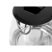 Teesa Electric – TEESA Electric Kettle, Glass, 2200 W, Black, 1.7 L – image 2