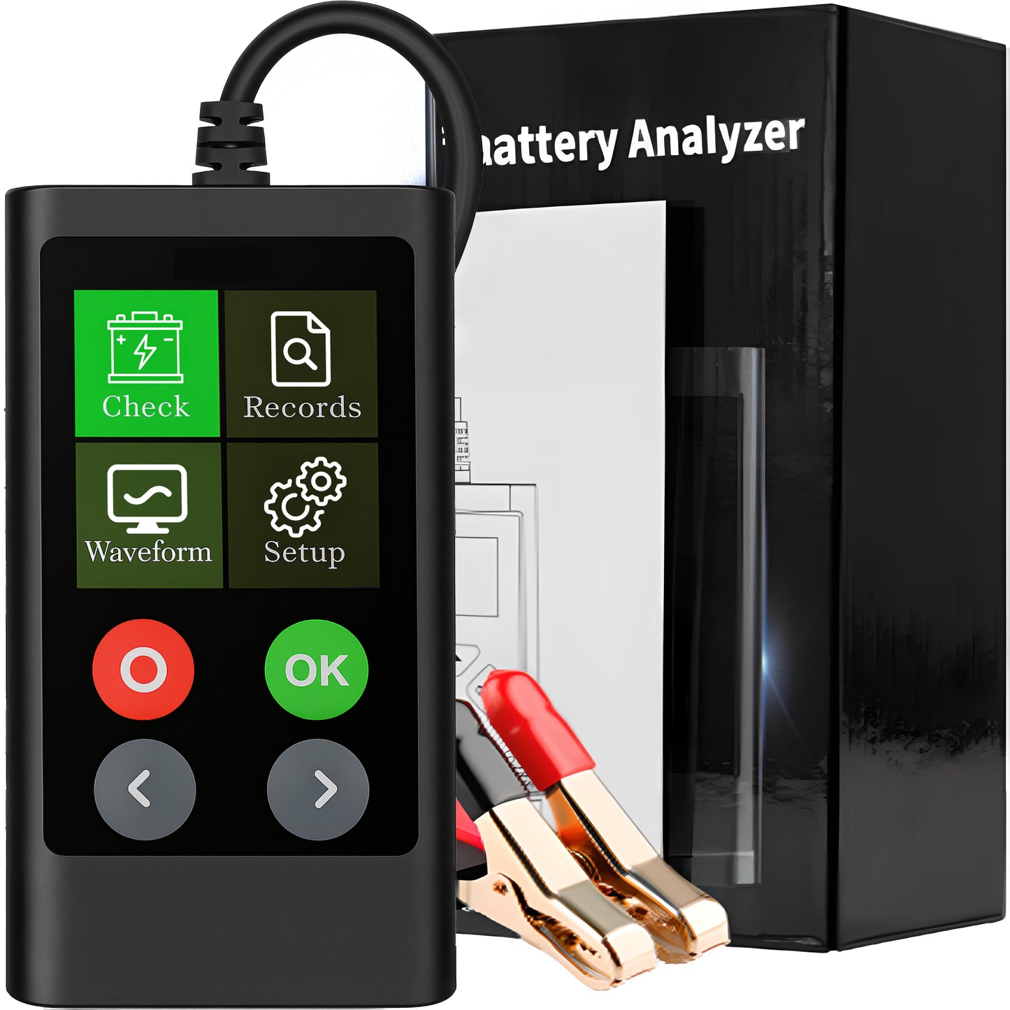 RTO Cosmetics – Car Battery Tester and Meter, LCD, 6V–20V - E656
