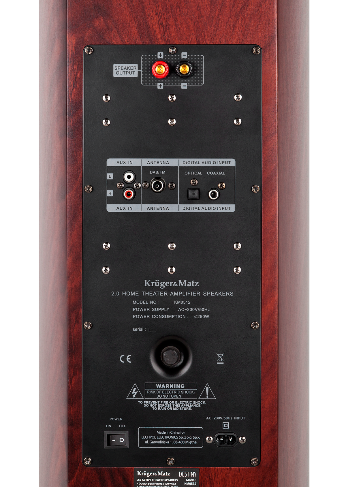 Kruger&Matz Home Theater Systems, Speakers – Kruger&amp;Matz Destiny Active Speakers, 2.0 System – image 4