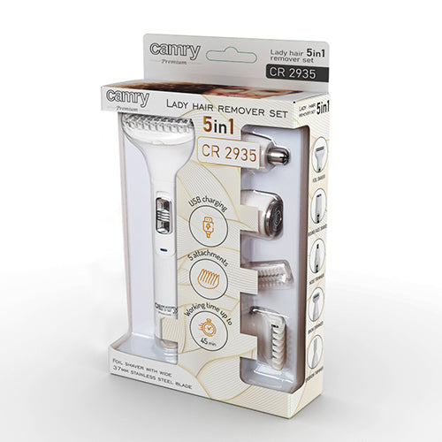 CAMRY CR 2935 Foil Shaver with Trimmer - Multifunctional Body Grooming Set – image 7