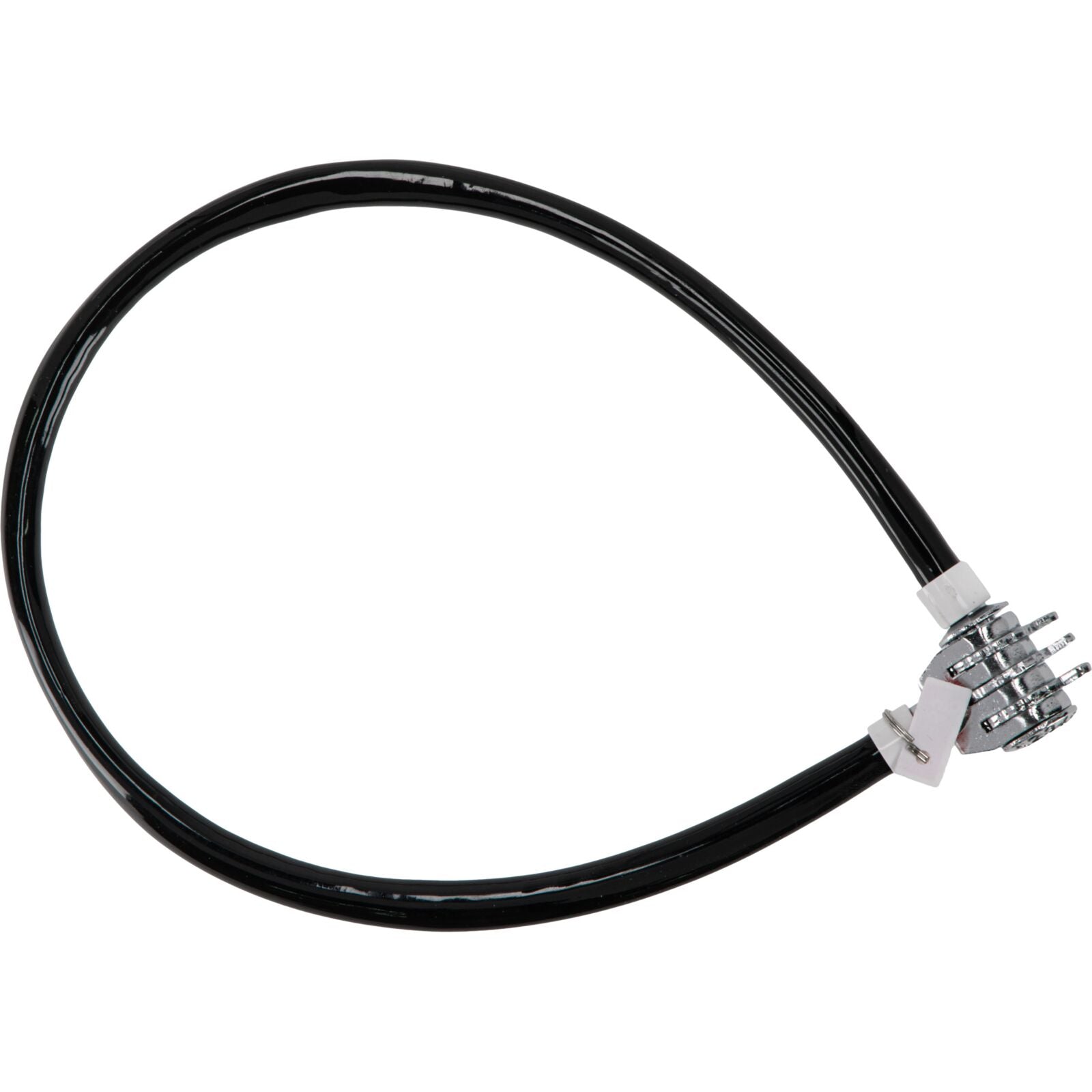 Mega Bicycle parts – PVC steel cable 550mm, 3-digit chrome combination lock.