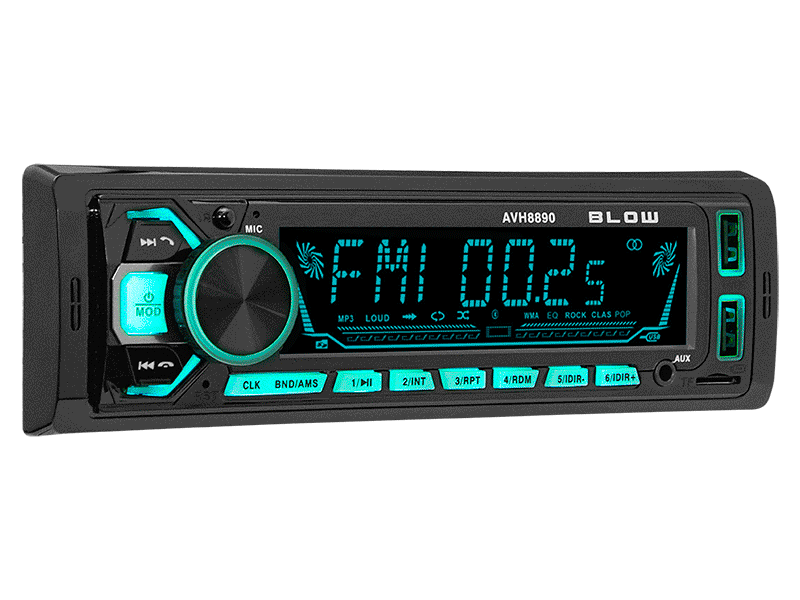 Blow Car – 78-281# AVH-8890 RDS Radio with RGB Display, MP3/USB/Micro SD/Bluetooth – image 2