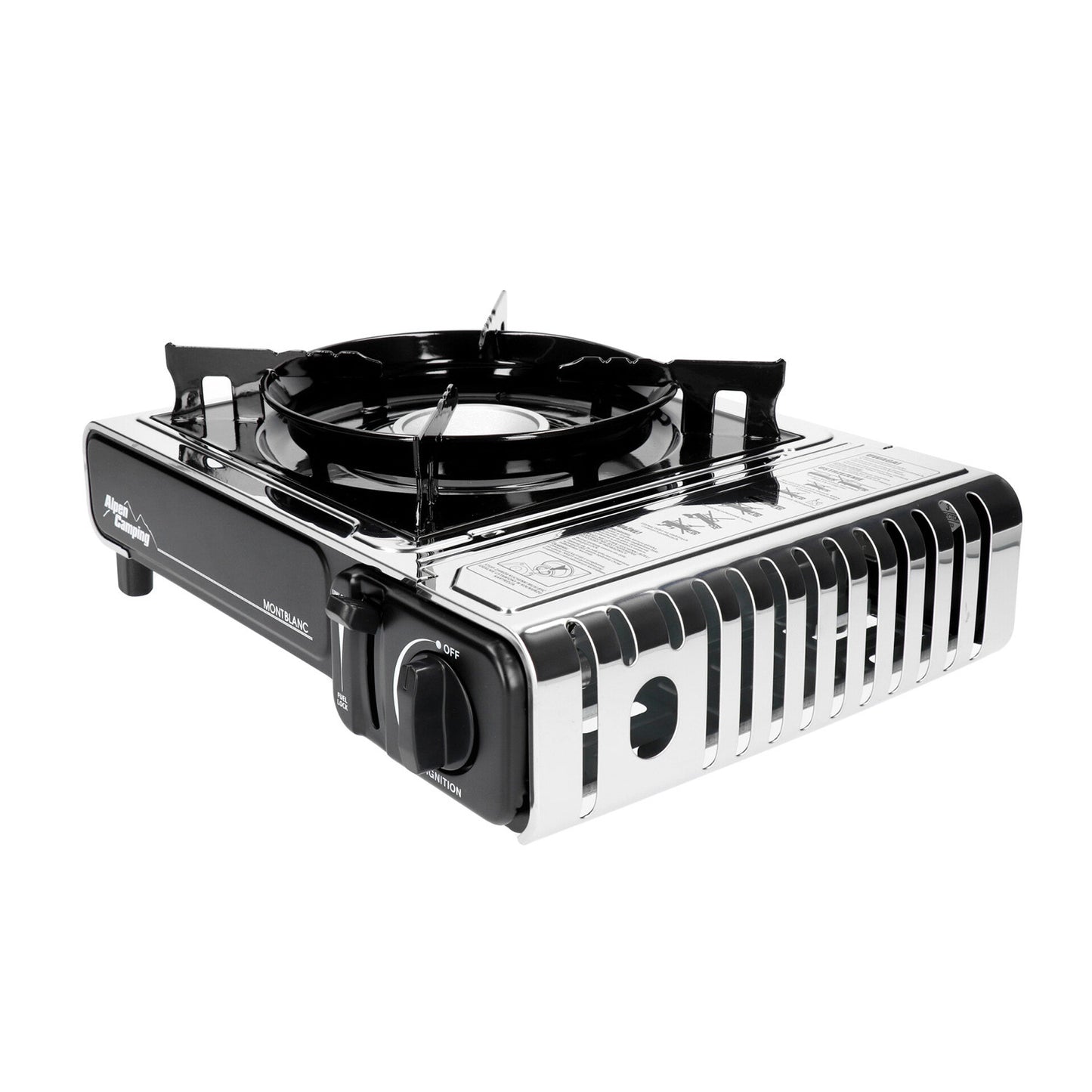 INKO-TIME Alpen Camping tourist stove, power: 2.2 kW, gas consumption 160g/h, piezoelectric ignition, MONT BLANC – image 3