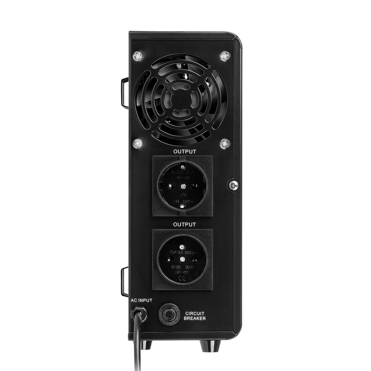 Rebel Rebel POWER-500 Wall-Mounted Emergency Power Supply - Inverter with Pure Sine Wave Output and Charging Function 12V 230V 500VA/300W – image 9