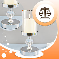 RTO 3 Glass Candle Holders, Decorative Lanterns, Cup-Shaped, Glamorous, Decorative, OR1117 – image 4