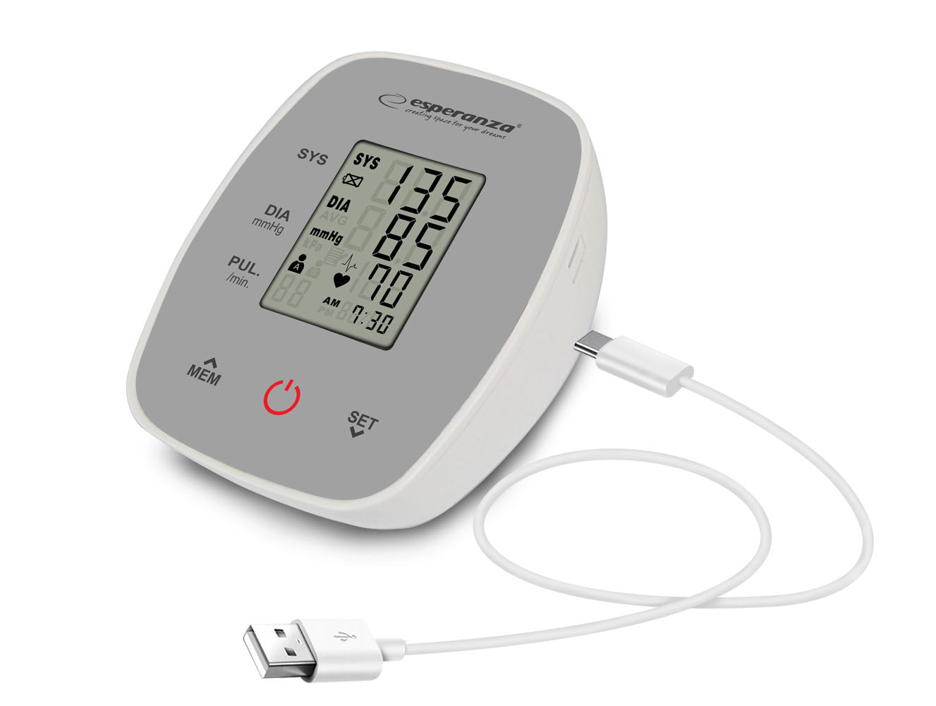 Esperanza Blood Pressure Monitors – ECB007 Esperanza Spirit Upper-Arm Blood Pressure Monitor – image 2