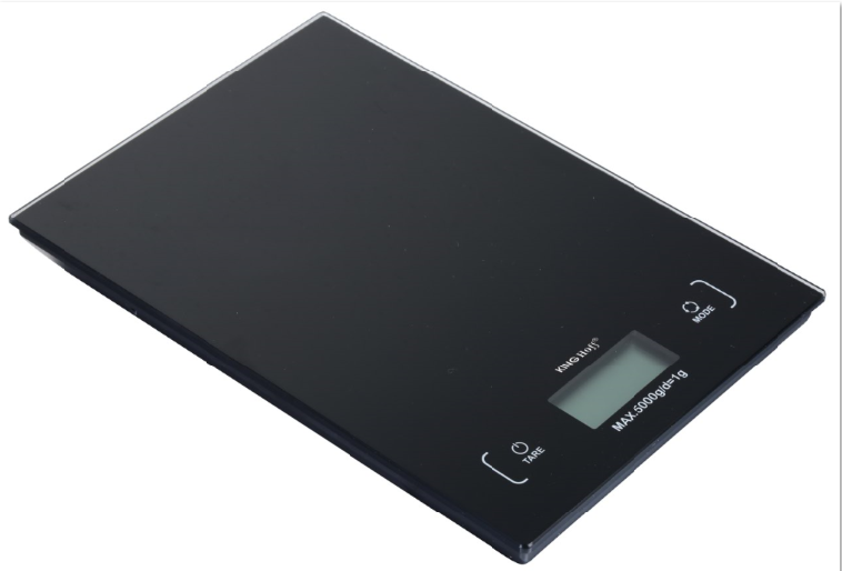 KINGHoff Kitchen scales – Kitchen scale, black, 5 kg, Kinghoff