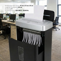 ADLER Paper Shredders, Laminators, and Supplies – AD 1037 Silver Paper Shredder – image 27