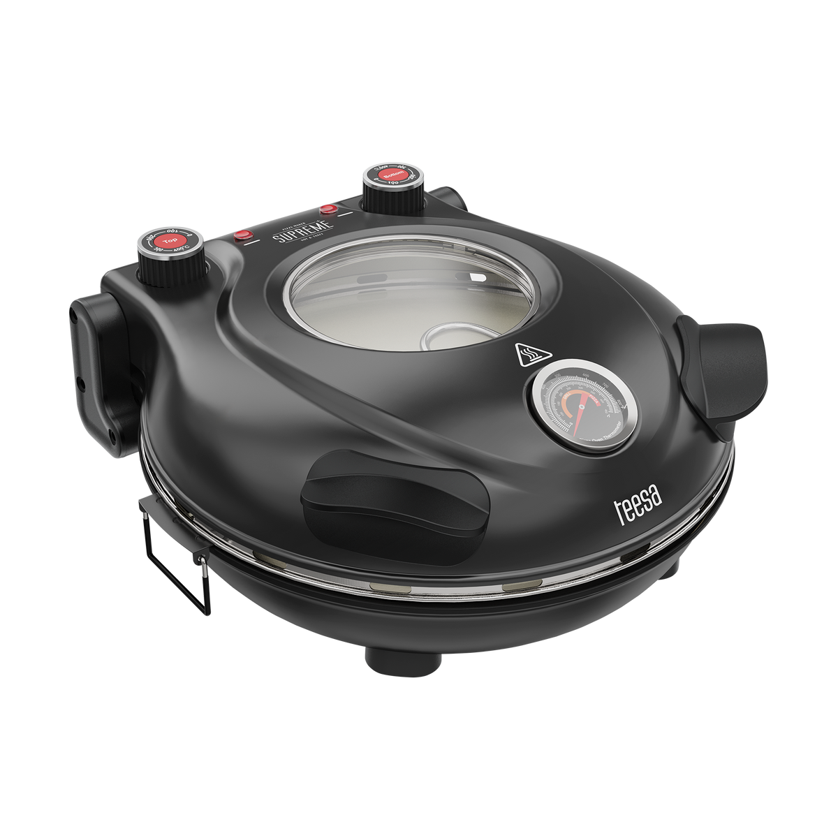 Teesa TEESA SUPREME Pizza Oven, 1200 W, 32 cm, viewing window, removable baking stone