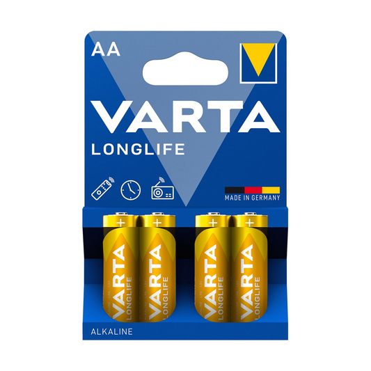 Varta Alkaline, coin-cell – VARTA LR6 Longlife Batteries, 4 per blister pack