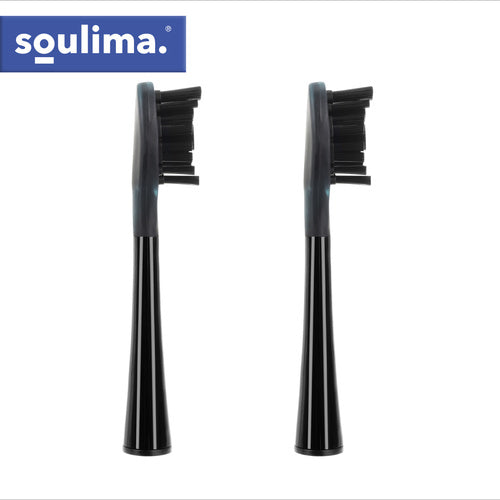 SOULIMA The remaining – Black Toothbrush Heads, 2-Pack, Soulima 26932 – image 9