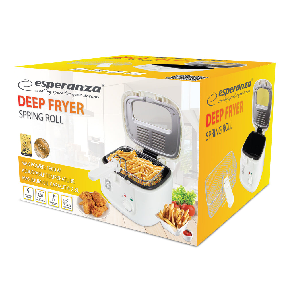 Esperanza Oil-free and traditional deep – EKG012 Esperanza 2.5L Spring Roll Fryer – image 7