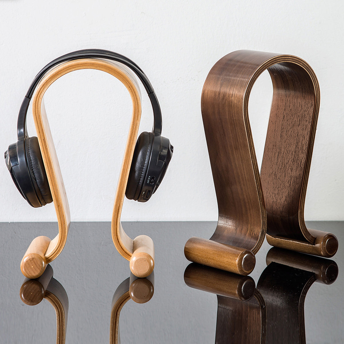 Maclean Headphone Stands and Holders – Maclean Headphone Stand, Wood, Walnut, MC-815W – image 8