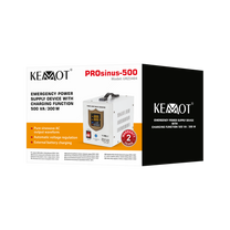 Kemot KEMOT PROsinus-500 Uninterruptible Power Supply (UPS) — a converter with a pure sine wave and a charging function — 12V, 230V, 500VA/300W – image 4