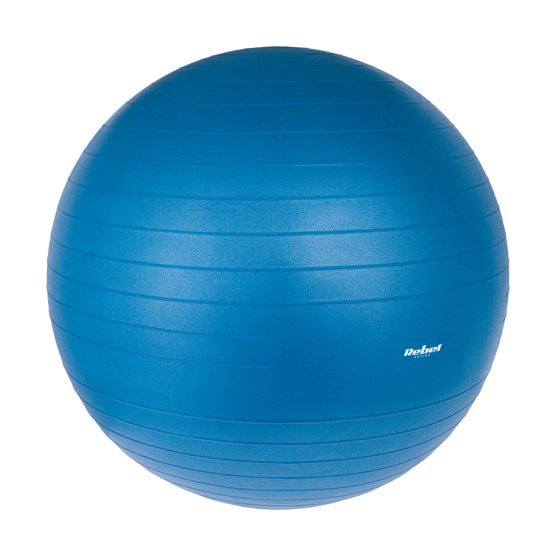 55 cm Rehabilitation Exercise Ball with Hand Pump, Blue, REBEL ACTIVE Rebel