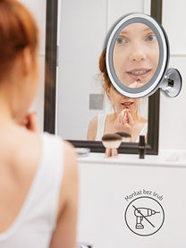 ADLER AD 2168 LED bathroom mirror, 5x magnification, 24 LEDs, adjustable brightness – image 6