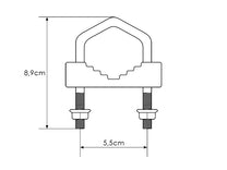 Blow Antenna mounts, masts – 76-927# Cable tie mount, 6x9 cm/8 mm – image 2