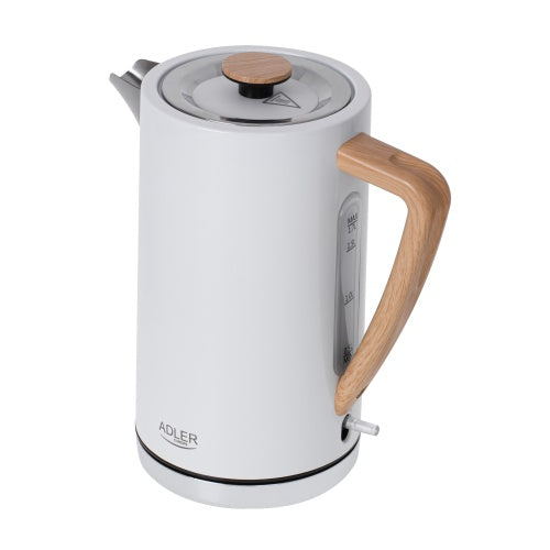 ADLER Electric kettles – AD 1347 white Strix 1.7-liter metal kettle – image 21
