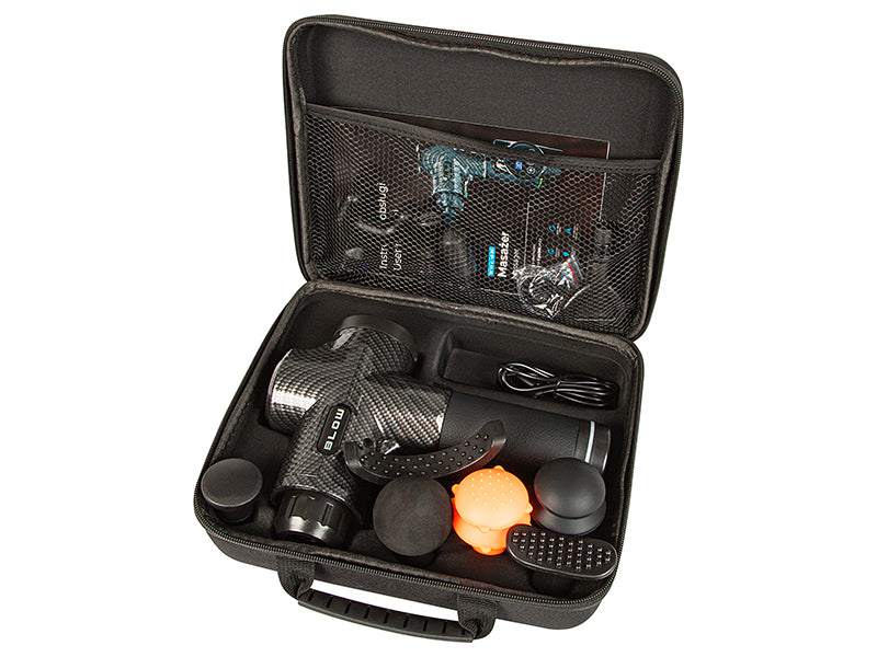 Blow 44-340# Blow Wave 4000 Massage Gun + 10 Attachments + Carrying Case – image 6