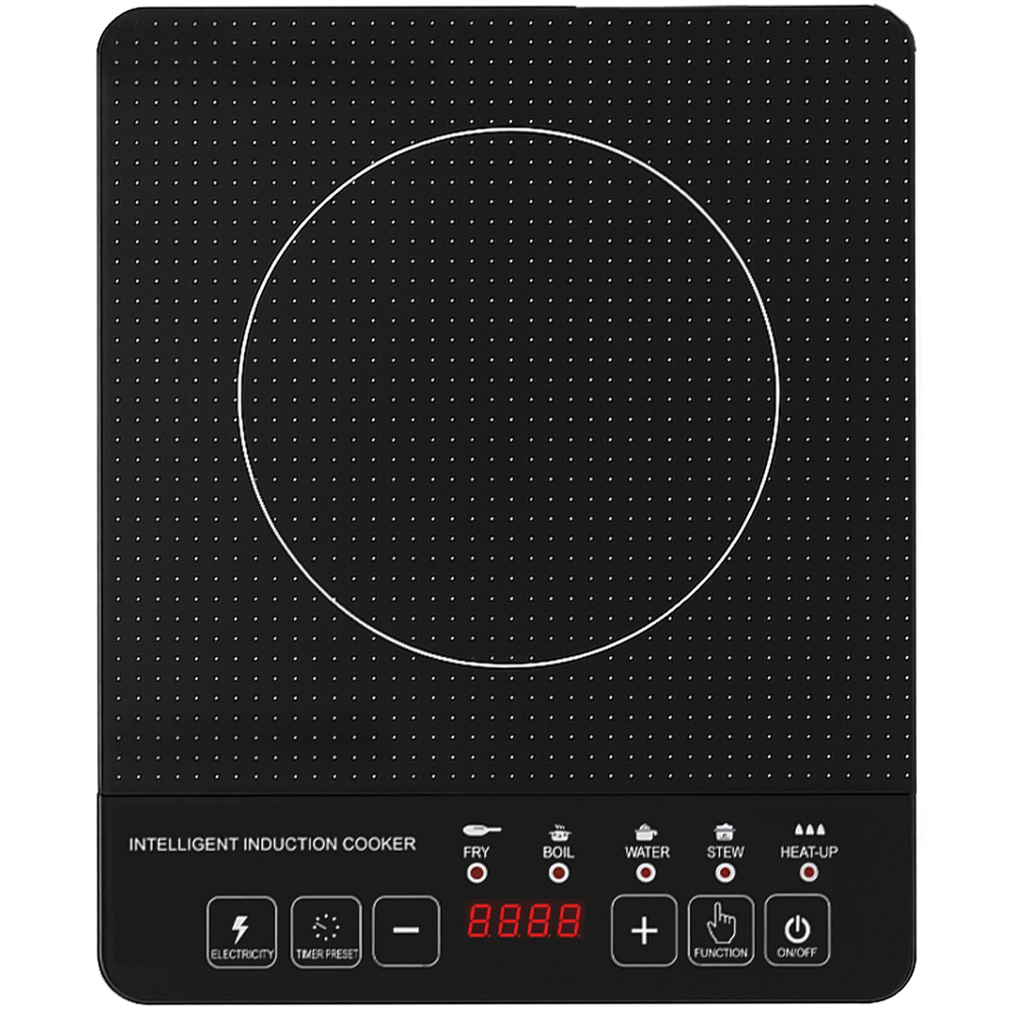 RTO Single-burner induction cooktop, 2000 W portable electric stove with 5 functions, model O210-1 – image 3