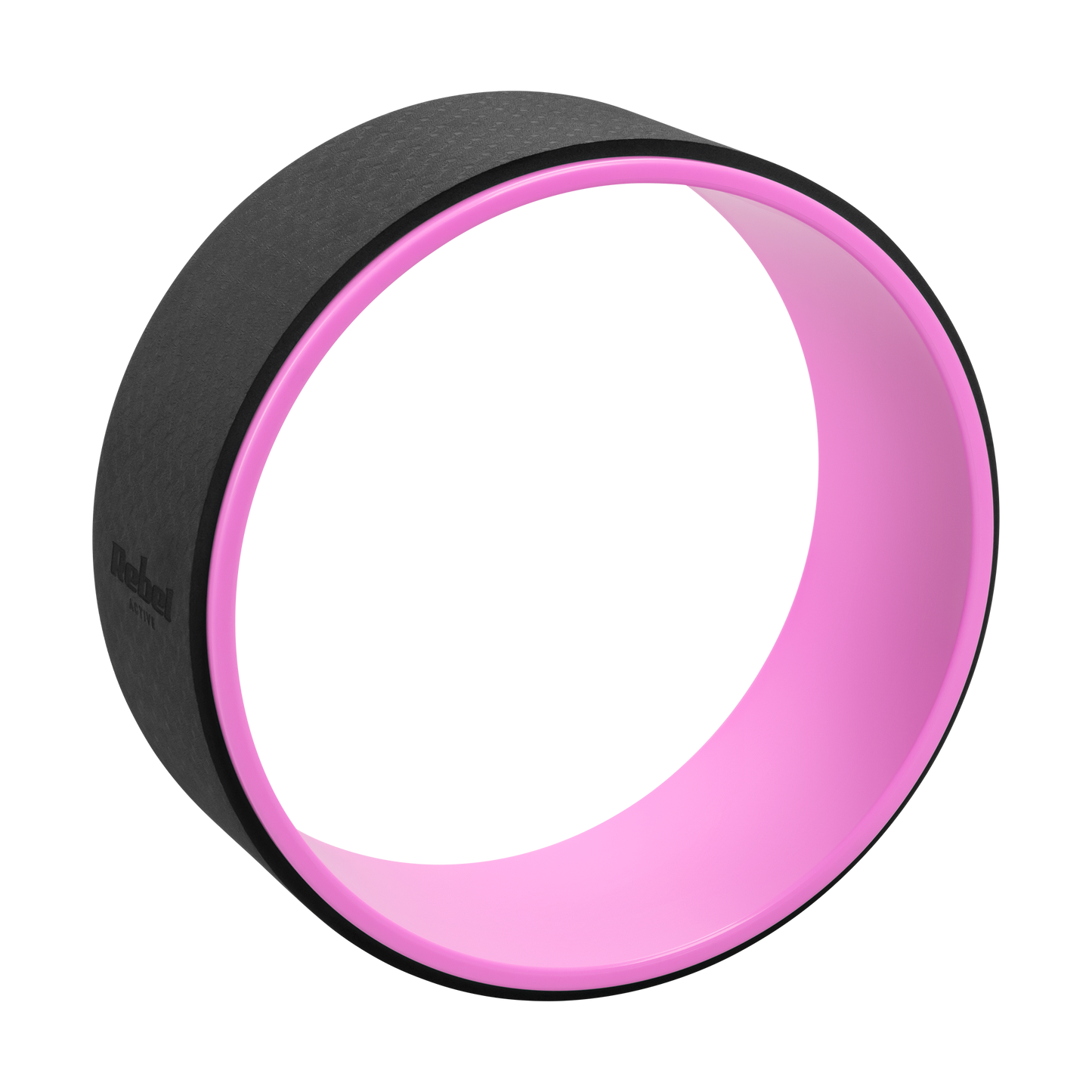 Rebel Yoga Wheels – Dharma Yoga Wheel, Black and Purple, REBEL ACTIVE