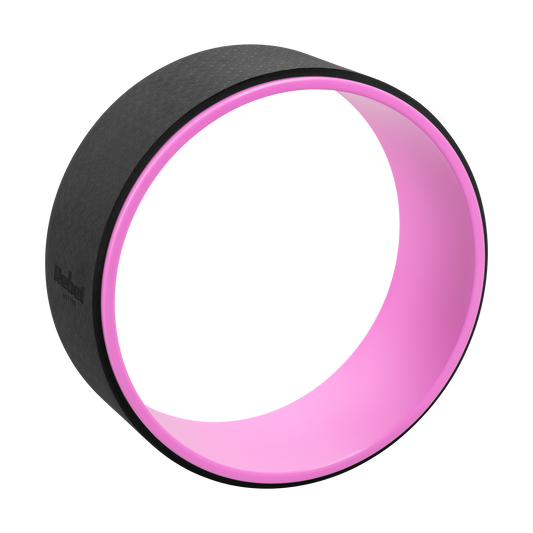 Rebel Yoga Wheels – Dharma Yoga Wheel, Black and Purple, REBEL ACTIVE