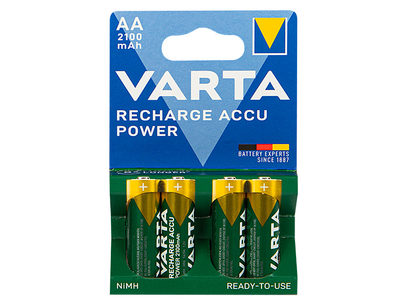 Blow 82-611# R6 Ni-MH AA 2100 mAh Varta Rechargeable Batteries, 4-Pack