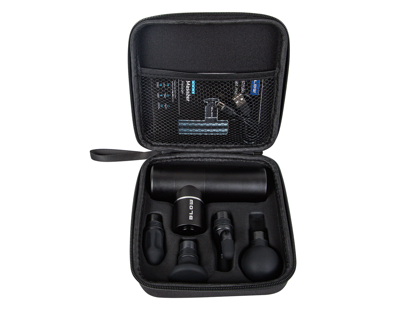 Blow Massagers for – 44-356# Blow Wave 6000 Aluminum Massage Gun Set – image 4