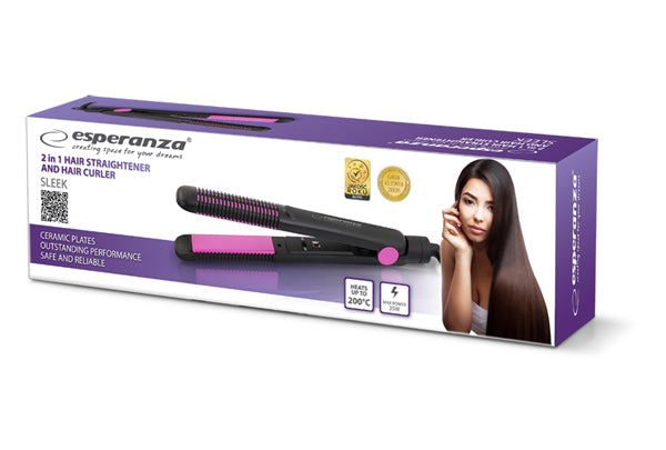 Esperanza Hair Straighteners – EBP002 Esperanza Sleek Hair Straightener and Curler – image 7