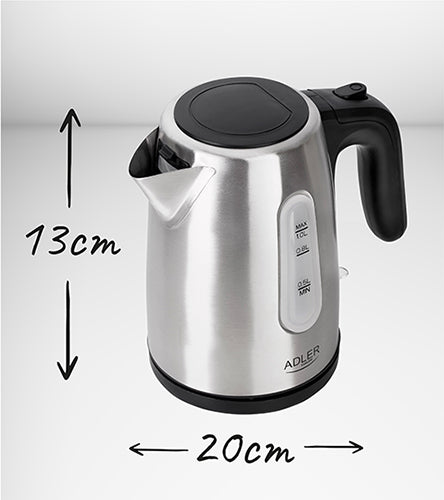 ADLER Electric kettles – AD 1273 1.0-liter metal kettle – image 4